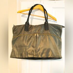 Target large weekender bag, olive color
